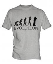 Cornet Player Evolution Mens T-Shirt