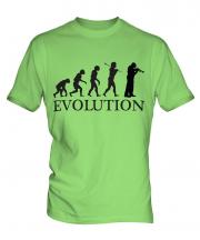 Cornet Player Evolution Mens T-Shirt