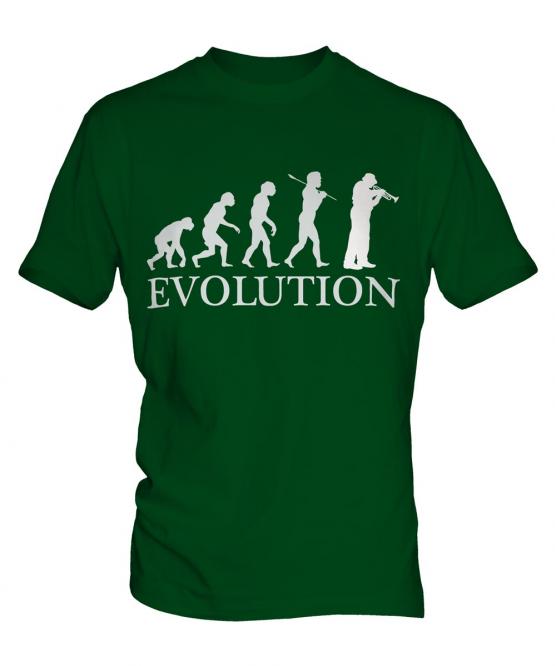 Cornet Player Evolution Mens T-Shirt