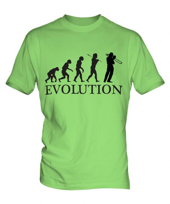 Trombone Player Evolution Mens T-Shirt