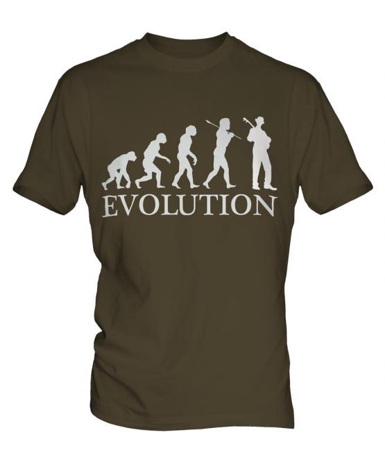 Jazz Guitarist Evolution Mens T-Shirt