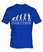 Jazz Guitarist Evolution Mens T-Shirt