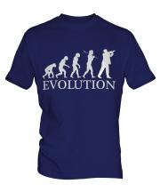 Violinist Evolution Mens T-Shirt