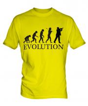Violinist Evolution Mens T-Shirt