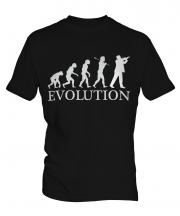 Violinist Evolution Mens T-Shirt