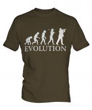 Violinist Evolution Mens T-Shirt