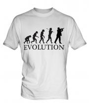 Violinist Evolution Mens T-Shirt