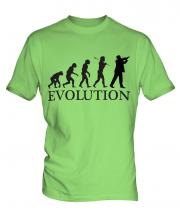 Violinist Evolution Mens T-Shirt