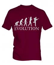 Acoustic Guitarist Evolution Mens T-Shirt