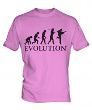 Acoustic Guitarist Evolution Mens T-Shirt