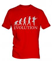 Acoustic Guitarist Evolution Mens T-Shirt