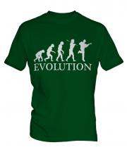 Acoustic Guitarist Evolution Mens T-Shirt
