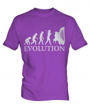 Harp Player Evolution Mens T-Shirt