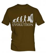 Harp Player Evolution Mens T-Shirt