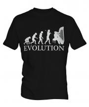 Harp Player Evolution Mens T-Shirt