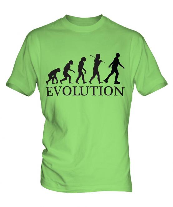 Inline Skater Evolution Mens T-Shirt