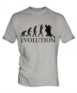 Tango Dancing Evolution Mens T-Shirt