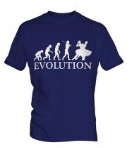 Foxtrot Dancing Evolution Mens T-Shirt