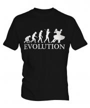 Foxtrot Dancing Evolution Mens T-Shirt