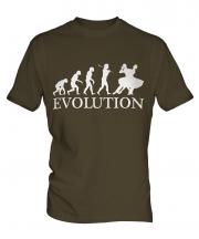 Foxtrot Dancing Evolution Mens T-Shirt