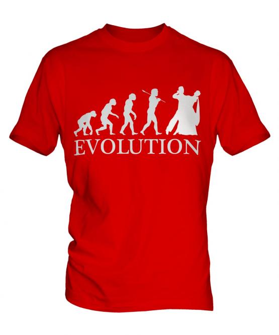 Waltz Dancing Evolution Mens T-Shirt