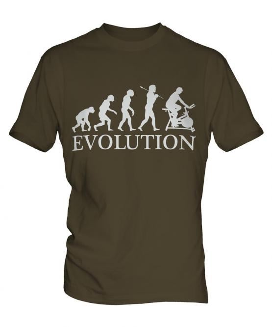Cycling Machine Evolution Mens T-Shirt