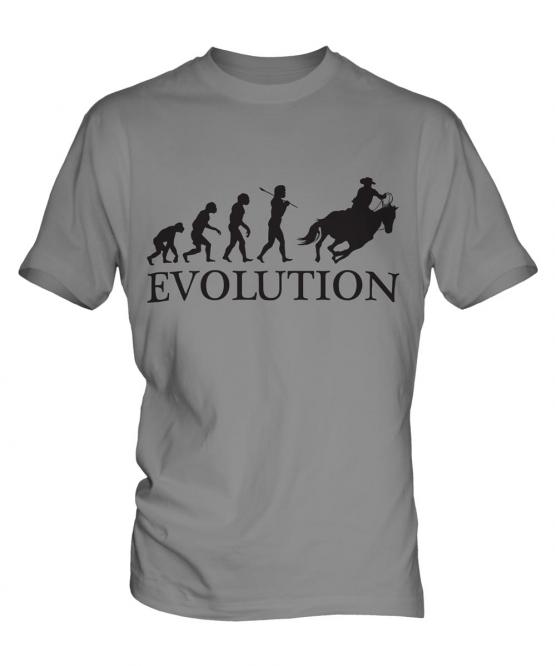 Cowboy Evolution Mens T-Shirt