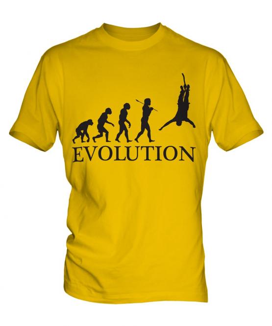 Bungee Jump Evolution Mens T-Shirt