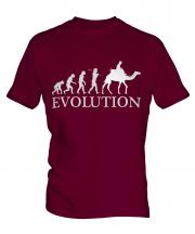 Camel Riding Evolution Mens T-Shirt