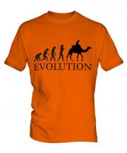 Camel Riding Evolution Mens T-Shirt