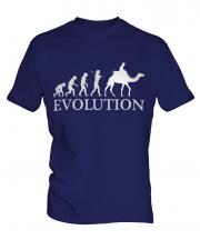 Camel Riding Evolution Mens T-Shirt
