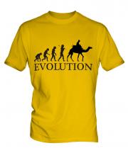 Camel Riding Evolution Mens T-Shirt