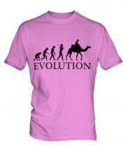 Camel Riding Evolution Mens T-Shirt
