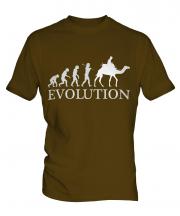 Camel Riding Evolution Mens T-Shirt