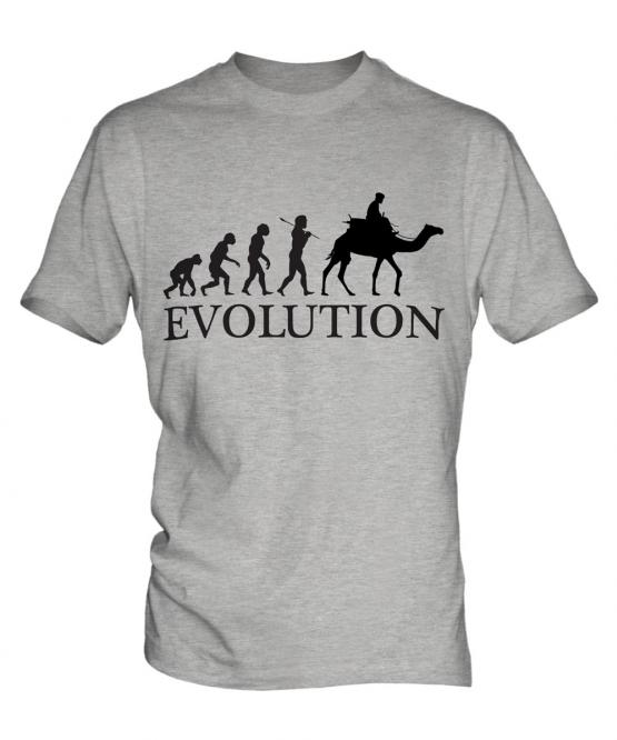 Camel Riding Evolution Mens T-Shirt