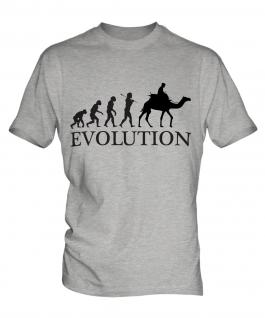 Camel Riding Evolution Mens T-Shirt