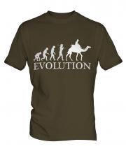 Camel Riding Evolution Mens T-Shirt