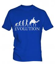Camel Riding Evolution Mens T-Shirt
