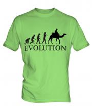 Camel Riding Evolution Mens T-Shirt