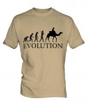Camel Riding Evolution Mens T-Shirt
