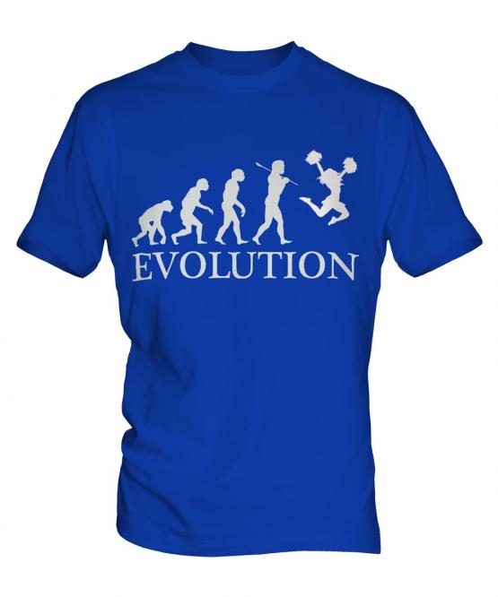 Cheerleader Evolution Mens T-Shirt
