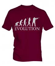 Clay Pigeon Shooting Evolution Mens T-Shirt