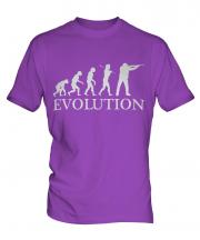 Clay Pigeon Shooting Evolution Mens T-Shirt