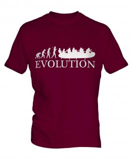 White Water Rafting Evolution Mens T-Shirt