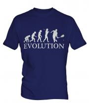 Squash Player Evolution Mens T-Shirt