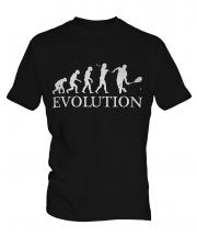 Squash Player Evolution Mens T-Shirt