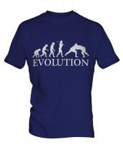 Sumo Wrestler Evolution Mens T-Shirt