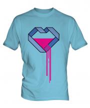 Bleeding Heart Mens T-Shirt