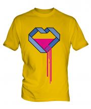 Bleeding Heart Mens T-Shirt