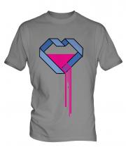 Bleeding Heart Mens T-Shirt